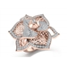 Diamond Ring EZ R-217_3D ROSE GOLD