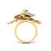 Diamond Ring EZ R-217_FRONT YELLOW