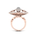 Diamond Ring EZ R-219_FRONT ROSE GOLD