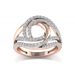 Diamond Ring EZ R-220_3D ROSE GOLD