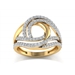Diamond Ring EZ R-220_3D YELLOW
