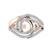 Diamond Ring EZ R-220_TOP ROSE GOLD