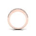 Diamond Ring EZ R-294_FRONT ROSE GOLD