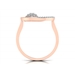 Diamond Ring PS-66 C R_FRONT ROSE GOLD